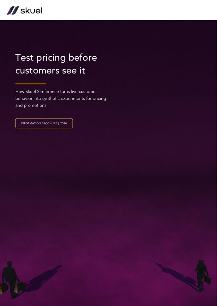 Cover of the skuel whitepaper, Test pricing before customers see it